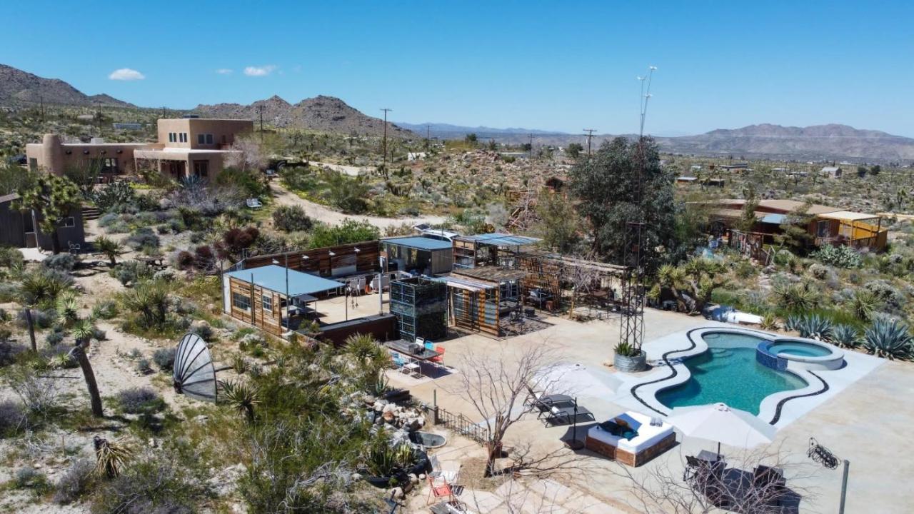 Quiet Compound 5Min To Park Pool And Spa 5Acres Villa Joshua Tree Exteriör bild