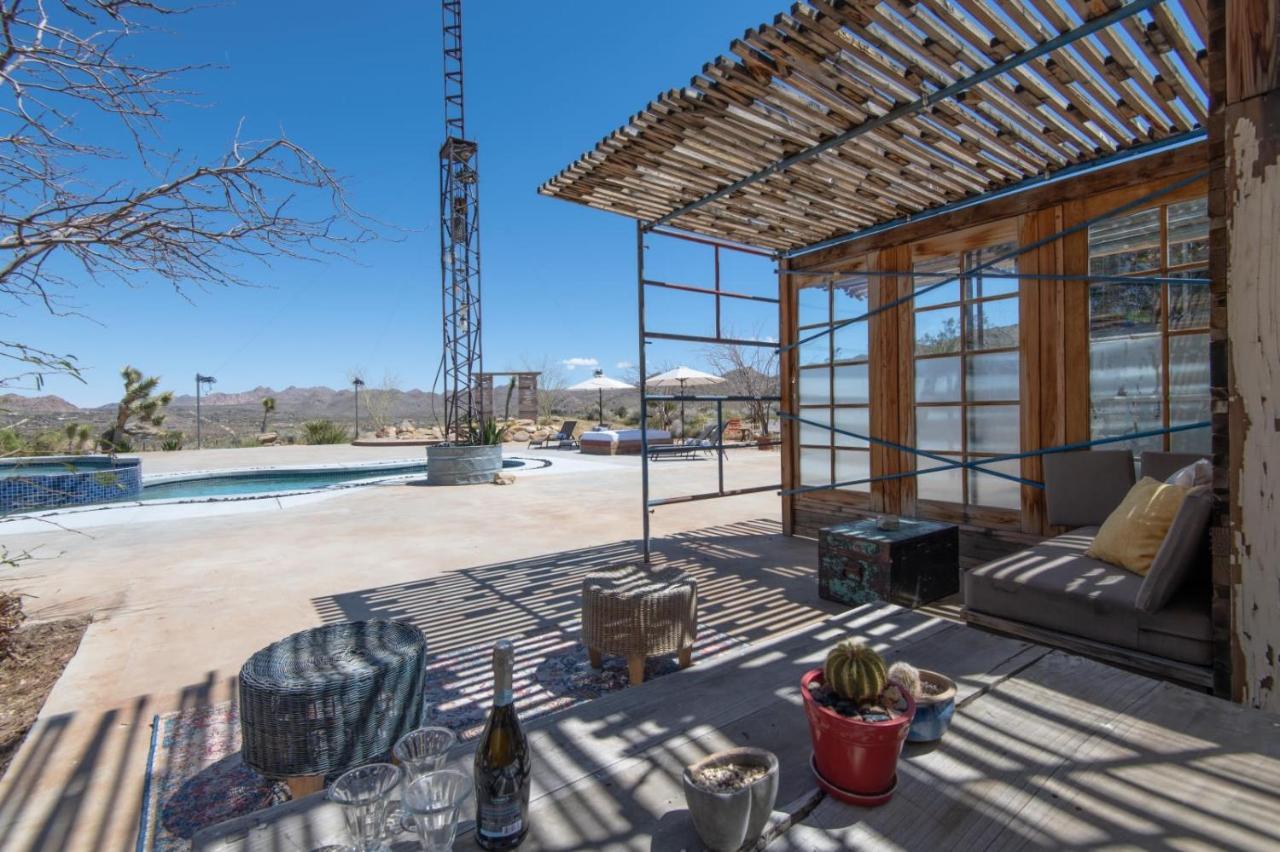 Quiet Compound 5Min To Park Pool And Spa 5Acres Villa Joshua Tree Exteriör bild