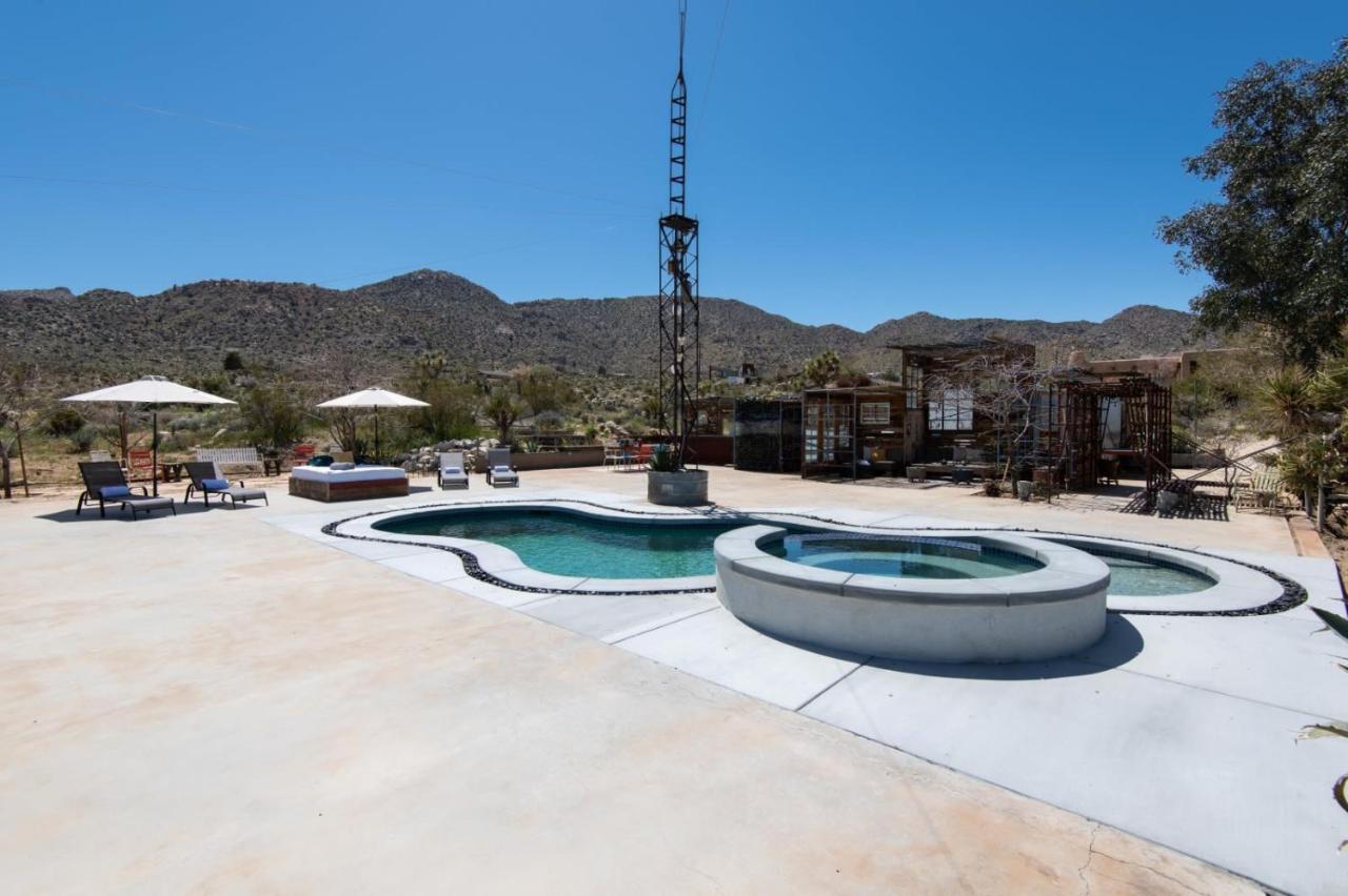 Quiet Compound 5Min To Park Pool And Spa 5Acres Villa Joshua Tree Exteriör bild